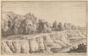 Kirche von San Adrian an der Via Flaminia von Herman van Swanevelt