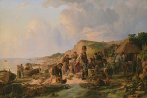 Die Heimkehr des Fischers in Probsteier, 1837