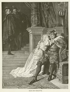 Gilda und Rigoletto von Hermann Kaulbach