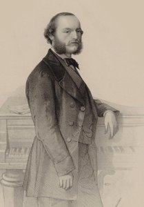 Porträt des Pianisten und Komponisten Désiré Magnus 1828-1884