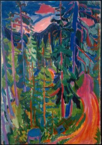 Waldlandschaft bei Davos