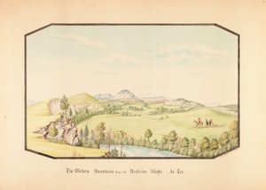 Die Wichita Mountains von Medicine Bluff, Indianergebiet