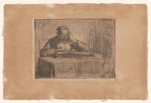 Lesender jüdischer Mann