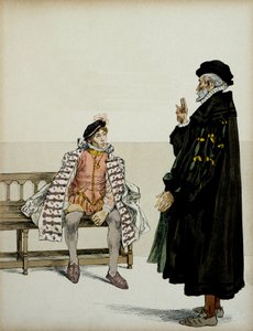 Heinrich IV. (1553-1610) vor seinem Lehrer La Gaucherie von Hermann Vogel