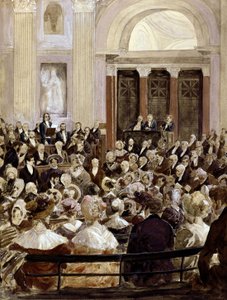 Empfang von Victor Hugo an der Académie Française, Paris, 3. Juni 1841 von Hermann Vogel