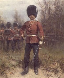 Porträt eines Offiziers der Grenadier Guards