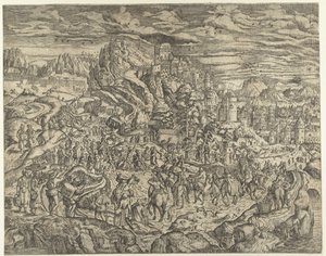 Landschaft mit Kreuztragung