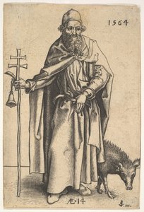 Heiliger Antonius von Hieronymous Wierix