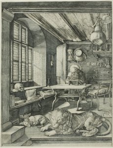 Der heilige Hieronymus in seinem Studierzimmer