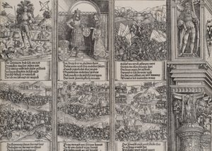 Die Verlobung von Maria von Burgund, junger Maximilian, Der Kampf um die burgundische Nachfolge, 1515 von Hieronymus Andreae