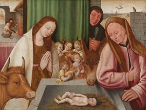 Geburt Christi, ca. 1550-1600 von Hieronymus Bosch