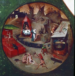 Tafel der sieben Todsünden von Hieronymus Bosch