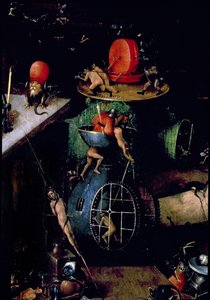 Das Jüngste Gericht (Altarbild): Detail einer Urne