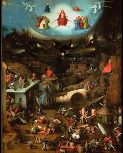 Das Jüngste Gericht Triptychon, zentrale Tafel, ca. 1485