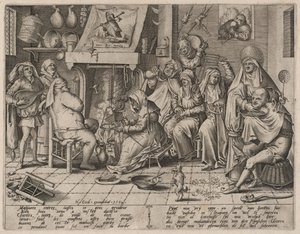 Faschingsdienstag von Hieronymus Cock