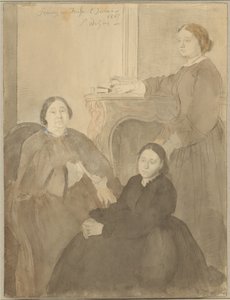 Frau Michel Musson und ihre Töchter, Estelle und Désirée von Hilaire Germain Edgar Degas