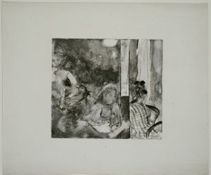 Frauen auf der Terrasse eines Cafés am Abend von Hilaire Germain Edgar Degas