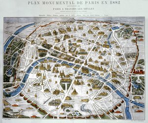Das Neue Paris. ca. 1867 (Gravur) von Hilaire Guesnu