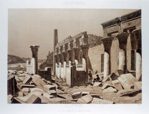 Tempel der Venus Athor, Insel Philae, Ägypten, 1841