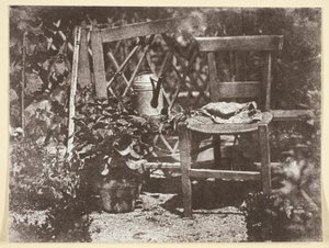 Stuhl in einem Garten von Hippolyte Bayard