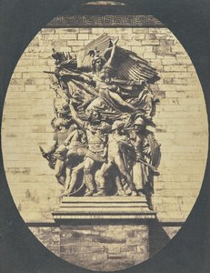 Detail von "Le Départ de 1792 (oder La Marseillaise)" von François Rude, Arc de Triomphe von Hippolyte Bayard