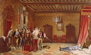 Die Ermordung von Henri de Lorraine (1549-88) Herzog von Guise, 1834