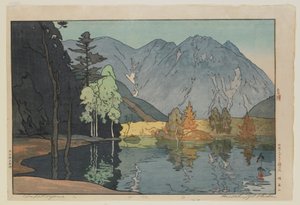 Hodakayama, aus der Serie, Zwölf Szenen in den Japanischen Alpen, Taisho-Ära von Hiroshi Yoshida