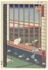 Asakusa-Reisfelder und Torinomachi-Festival von Hiroshige (I) , Utagawa