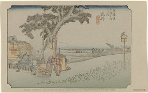 Fukuroi von Hiroshige (I) , Utagawa