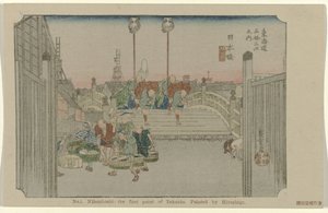 Nihonbashi von Hiroshige (I) , Utagawa