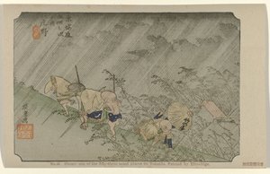 Shono von Hiroshige (I) , Utagawa