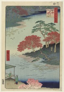 Tempelgelände des Akiba-Schreins in Ukiji von Hiroshige (I) , Utagawa