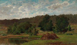 Landschaft am See von Hjalmar Munsterhjelm
