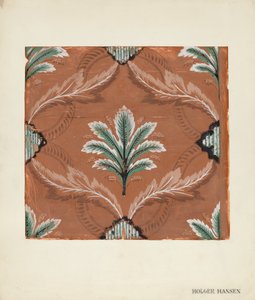 Tapete, ca. 1939 von Holger Hansen