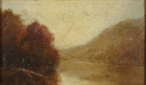 Flusslandschaft, Herbst von Homer Dodge Martin