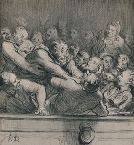 Eine literarische Diskussion in der oberen Galerie, um 1864, 1946