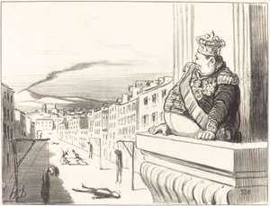 In Neapel - Der beste der Könige... (2. Platte) von Honoré Daumier