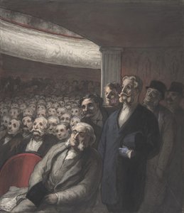 Ein Theaterpublikum, 19. Jahrhundert