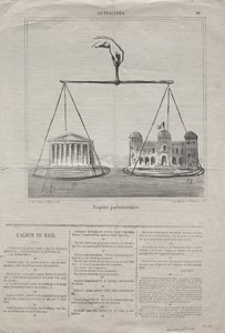 Aktualitäten (Nr. 10): Parlamentarisches Regime von Honoré Daumier
