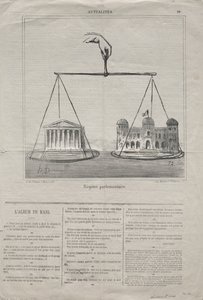 Actualities Nr. 10: Parlamentarisches Regime, 1870 von Honoré Daumier