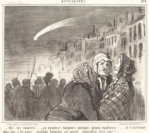 Ah!... die Kometen... von Honoré Daumier