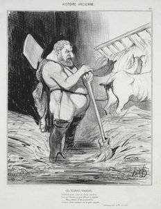 Alte Geschichte, Tafel 26: Der Stall des Augias, 25. September 1842