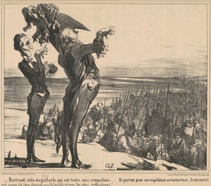 Bertrand, sieh diese Kerle ... von Honoré Daumier