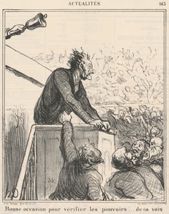 Gute Gelegenheit zu überprüfen ... von Honoré Daumier