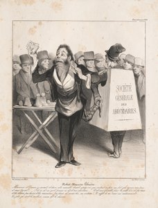 Caricaturana: Pl. 14, Robert Macaire Buchhändler