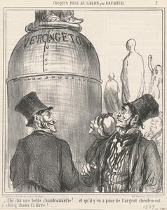 Das ist eine schöne Kesselschmiede! von Honoré Daumier