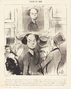 Charmé de se voir exposé... von Honoré Daumier