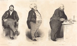 Graf Portalis - Herzog von Bassano - Graf von Montlosier von Honoré Daumier