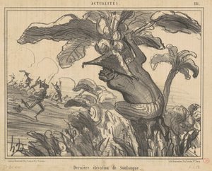 Letzte Erhebung von Soulouque von Honoré Daumier