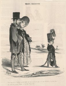 Zu sagen, dass es sich mit einem kleinen Luft... von Honoré Daumier